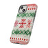 Icelandic Watercolor inspired by Christmas Sweaters - Impact Resistant Phone Case
